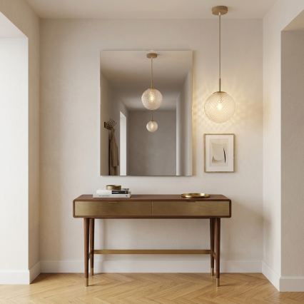 BRILAGI - Piekaramā lampa uz kabeļa STELLA 1xE27/60W/230V Ø 18 cm bēša/zeltaina