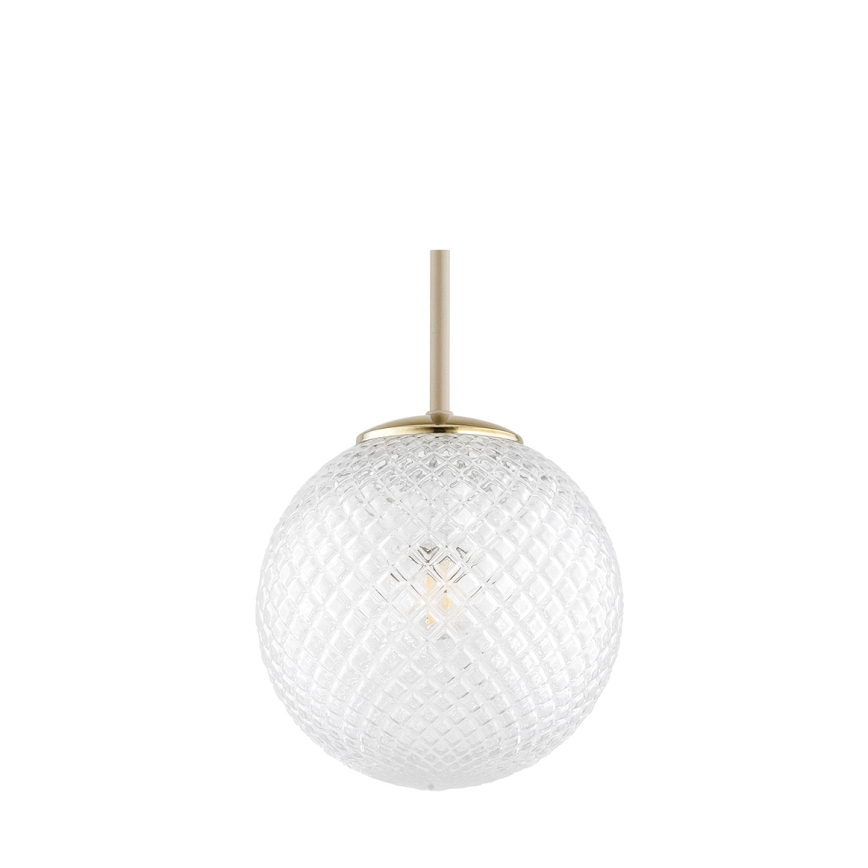 BRILAGI - Piekaramā lampa uz kabeļa STELLA 1xE27/60W/230V Ø 18 cm bēša/zeltaina