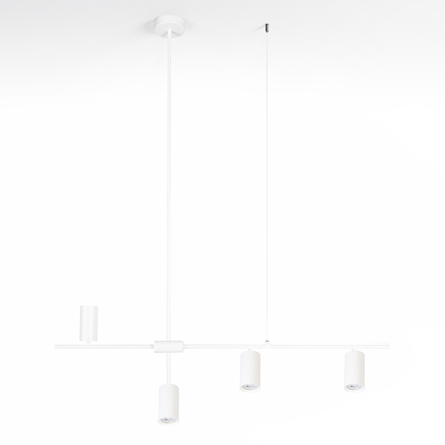 Brilagi - Piekaramā lampa uz troses CRANE 4xGU10/30W/230V balta