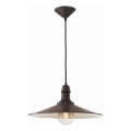 Brilagi - Piekaramā lampa uz troses FORGE 1xE27/60W/230V, diametrs 36 cm, melna