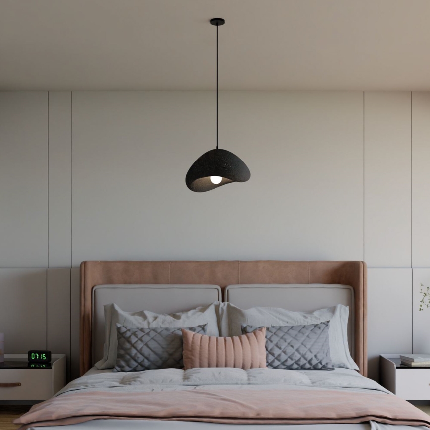 Brilagi - Piekaramā lampa uz troses WABI SABI 1xE27/40W/230V Ø 33 cm melna