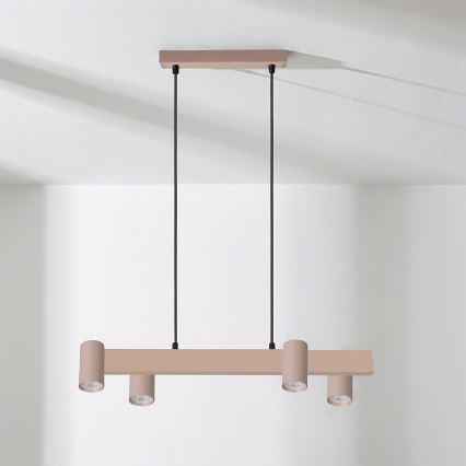 BRILAGI - Piekaramā lampa uz vada SELE 4xGU10/30W/230V bēša