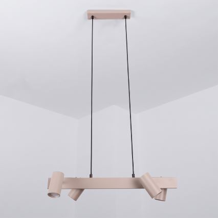 BRILAGI - Piekaramā lampa uz vada SELE 4xGU10/30W/230V bēša