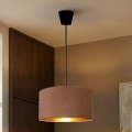 Brilagi - Piekaramā lampa VELVET uz vada 1xE27/60W/230V Ø 40 cm bēša/zelta