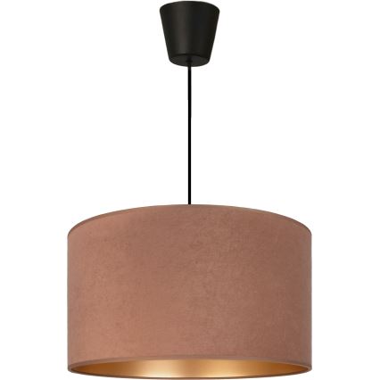 Brilagi - Piekaramā lampa VELVET uz vada 1xE27/60W/230V Ø 40 cm bēša/zelta