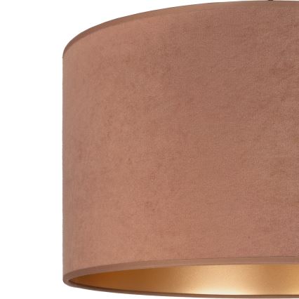 Brilagi - Piekaramā lampa VELVET uz vada 1xE27/60W/230V Ø 40 cm bēša/zelta