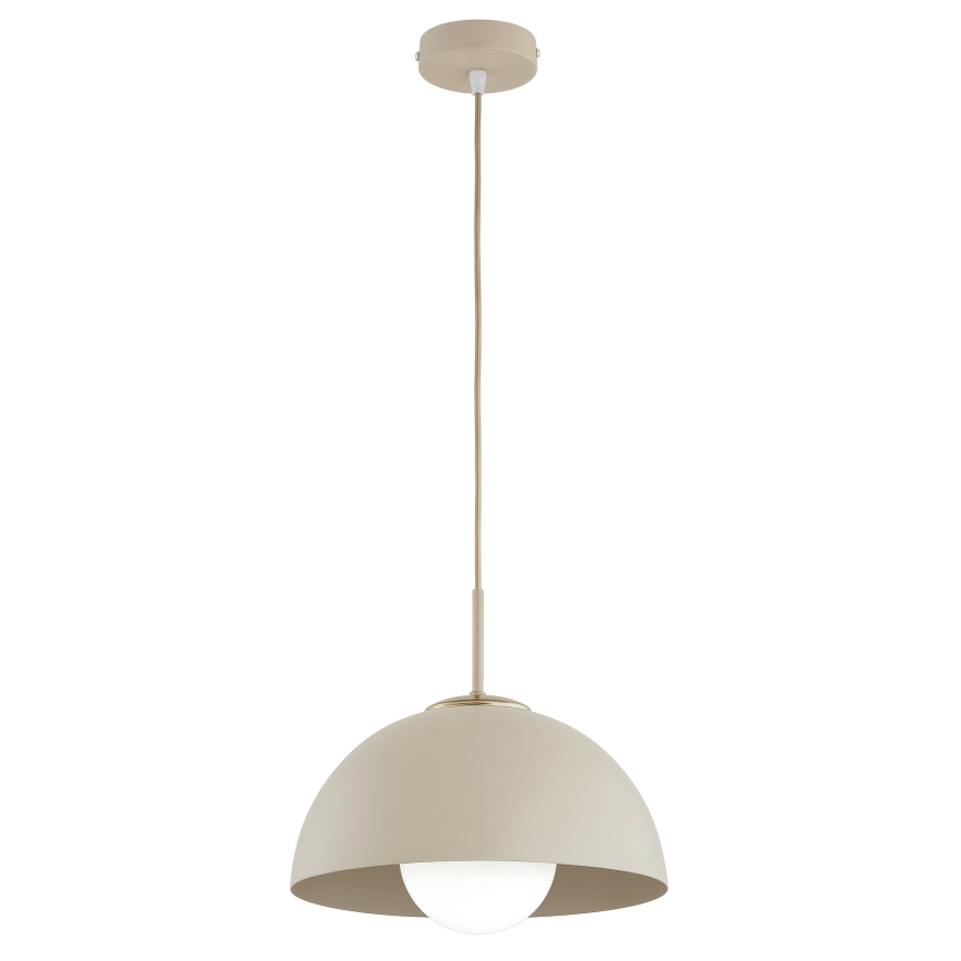 Brilagi - Piekaramā lustra ar kabeli 1xE27/60W/230V Ø 30 cm bēša/zeltaina