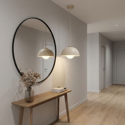 Brilagi - Piekaramā lustra ar kabeli 1xE27/60W/230V Ø 30 cm bēša/zeltaina