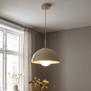Brilagi - Piekaramā lustra ar kabeli COSMO 1xE27/60W/230V Ø 30 cm bēša/zeltaina
