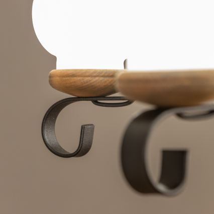 Brilagi - Piekaramā lustra ar ķēdi ROATA 5xE14/40W/230V Ø 50 cm buk