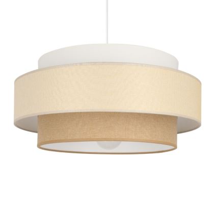 Brilagi - piekaramā lustra ar vadu RESNA 1xE27/60W/230V Ø 40 cm krēmkrāsa/bēša