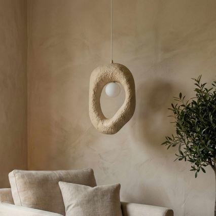 Brilagi - Piekaramā lustra uz vada WABI SABI 1xE27/40W/230V krēmkrāsa