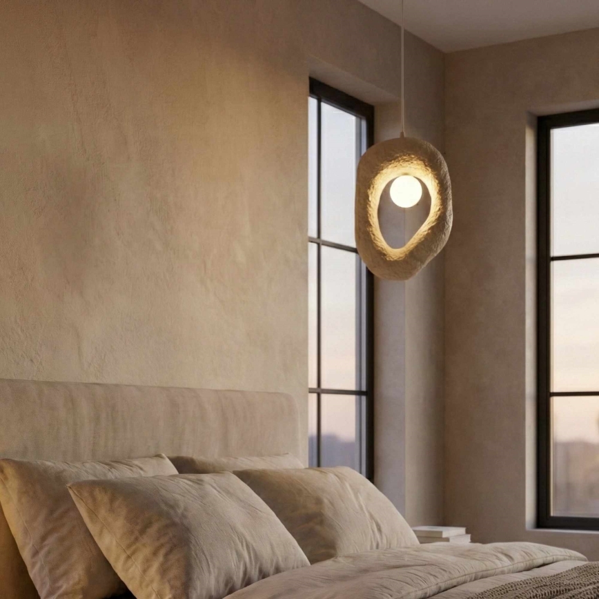 Brilagi - Piekaramā lustra uz vada WABI SABI 1xE27/40W/230V krēmkrāsa