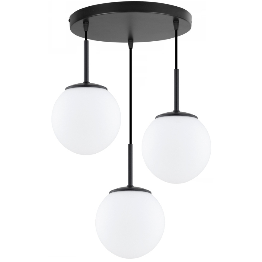 BRILAGI - Piekarināmā lampa ar vadu MILO 3xE27/60W/230V, melna