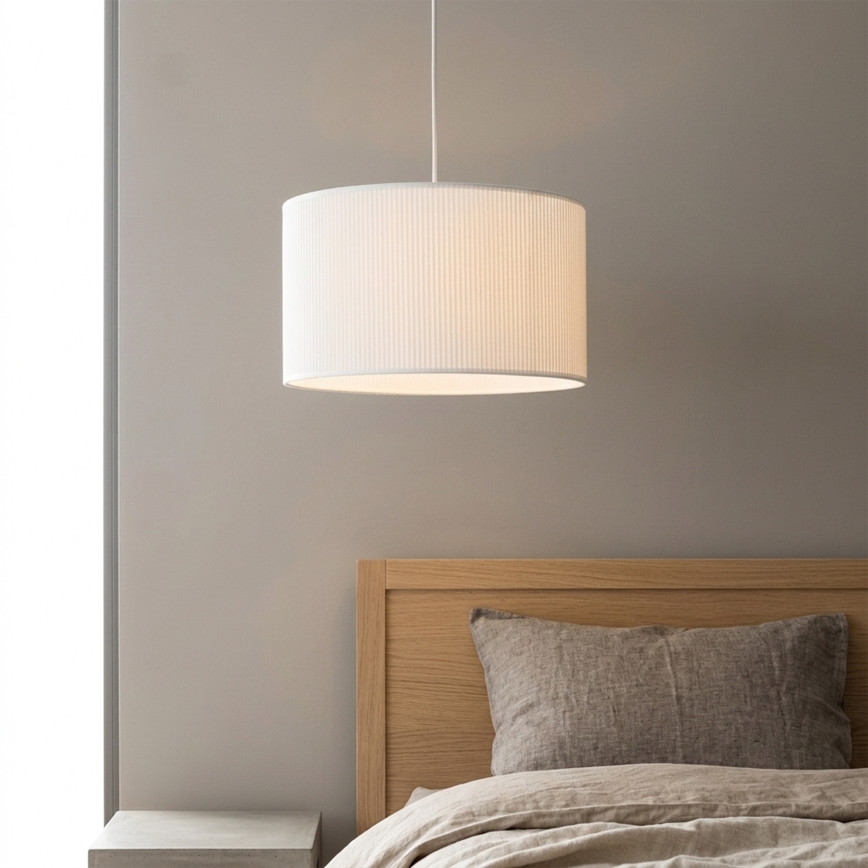 BRILAGI - piekarināma lustra uz vada SIRIJA MODERN 1xE27/60W/230V Ø 35 cm balta
