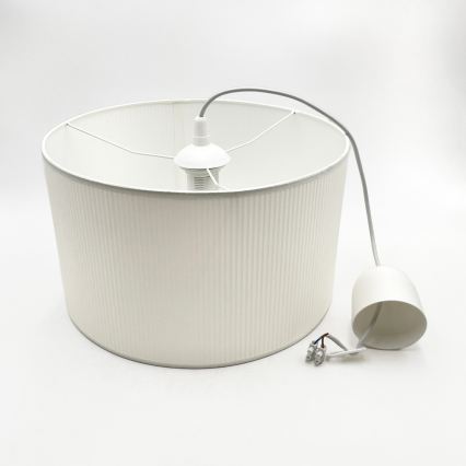 BRILAGI - piekarināma lustra uz vada SIRIJA MODERN 1xE27/60W/230V Ø 35 cm balta