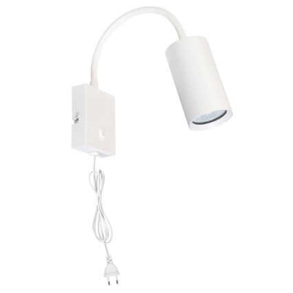 Brilagi - Pielāgojama sienas lampa SELE 1xGU10/30W/230V balta