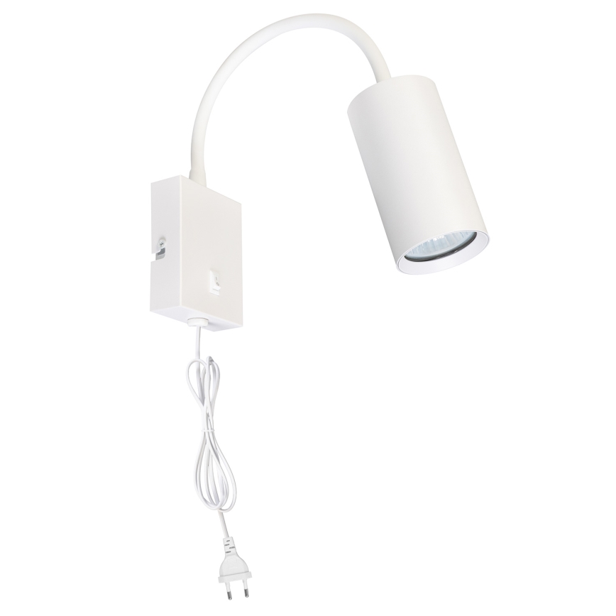Brilagi - Pielāgojama sienas lampa SELE 1xGU10/30W/230V balta