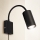 Brilagi - Pielāgojama sienas lampa SELE 1xGU10/30W/230V melna