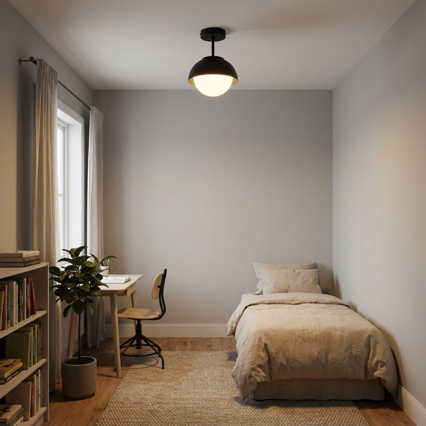 BRILAGI - Piestiprināma griestu lampa COSMO 1xE27/60W/230V melna