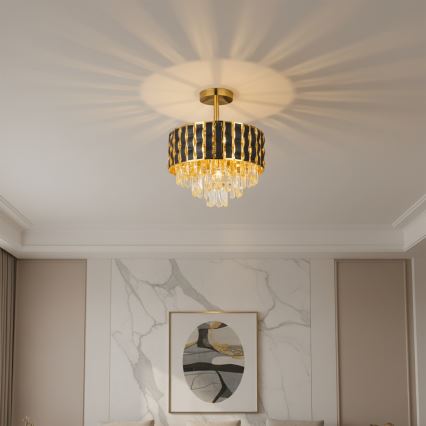 Brilagi - Piestiprināma griestu lampa CRISTAL 5xE14/40W/230V Ø 38 cm