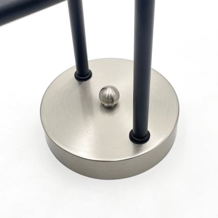 Brilagi - Piestiprināma griestu lampa MALIVA 4xE14/15W/230V matēts hroms/dūmaina