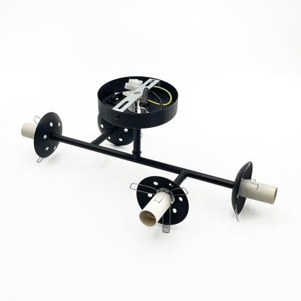 Brilagi - Piestiprināma griestu lampa MALONY, 4xE14/20W/230V, melna