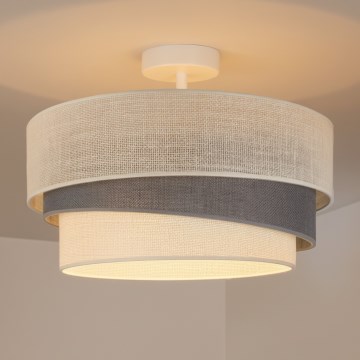 Brilagi - Piestiprināma griestu lampa TRIO 1xE27/60W/230V Ø 40 cm krēmkrāsaina/pelēka