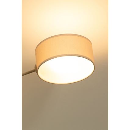 Brilagi - Piestiprināma griestu lampa VIRGO 4xE14/40W/230V krēmkrāsas/zeltaina