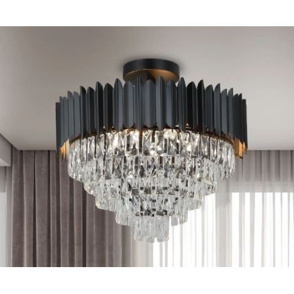 Brilagi - Piestiprināma griestu lustra CARLOS 9xE14/40W/230V Ø 60 cm