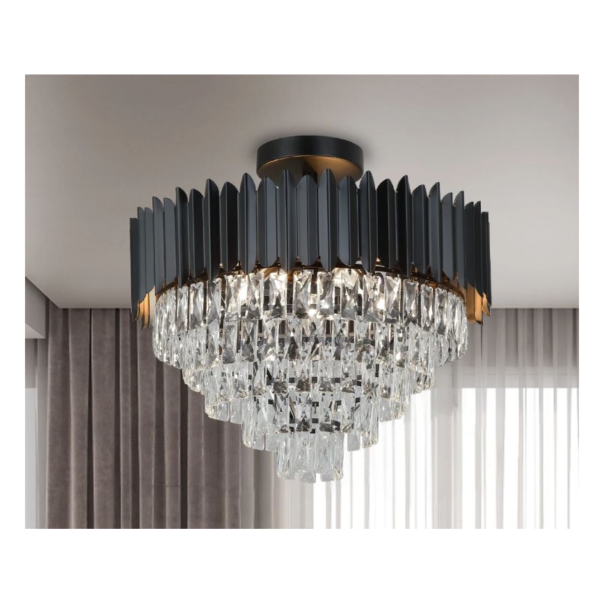 Brilagi - Piestiprināma griestu lustra CARLOS 9xE14/40W/230V Ø 60 cm