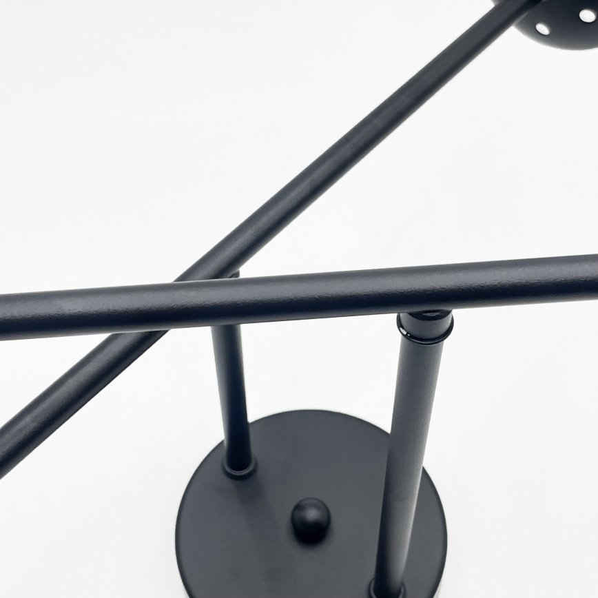 Brilagi - Piestiprināma lustra MALIVA 4xE14/15W/230V melna/dūmakaina