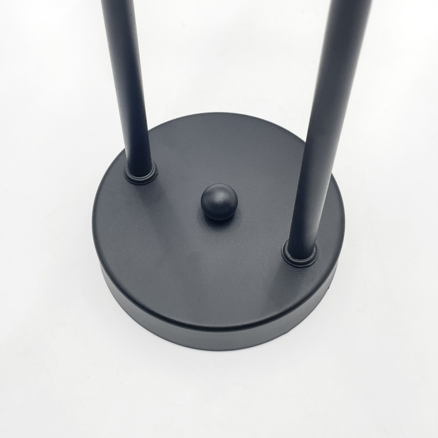 Brilagi - Piestiprināma lustra MALIVA 4xE14/15W/230V melna/dūmakaina