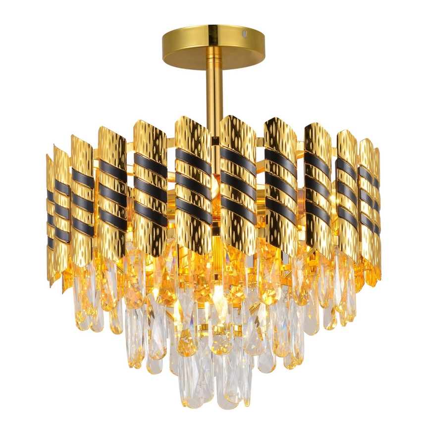 Brilagi - Piestiprināms griestu lustrs CRISTAL 5xE14/40W/230V Ø 38 cm