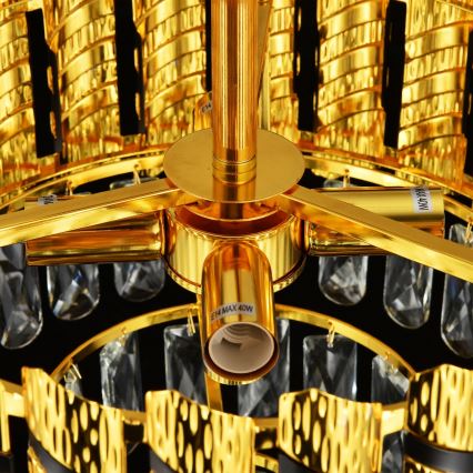 Brilagi - Piestiprināms griestu lustrs CRISTAL 5xE14/40W/230V Ø 38 cm