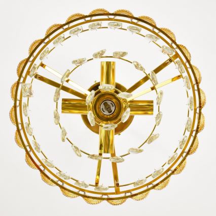 Brilagi - Piestiprināms griestu lustrs CRISTAL 5xE14/40W/230V Ø 38 cm