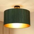 Brilagi - Piestiprināms lustra BOSTON ROLLER 1xE27/15W/230V diametrs 45 cm salmu zaļa/zelta krāsa