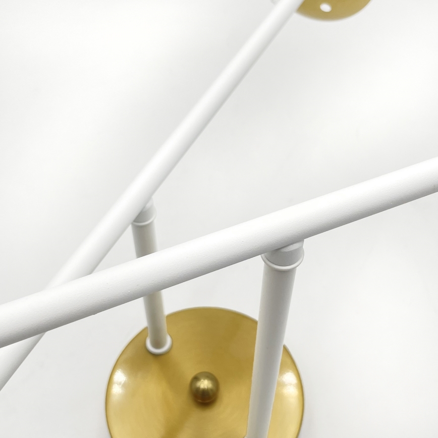 Brilagi - Piestiprināms lustrs MALIVA 4xE14/15W/230V zelta/balta