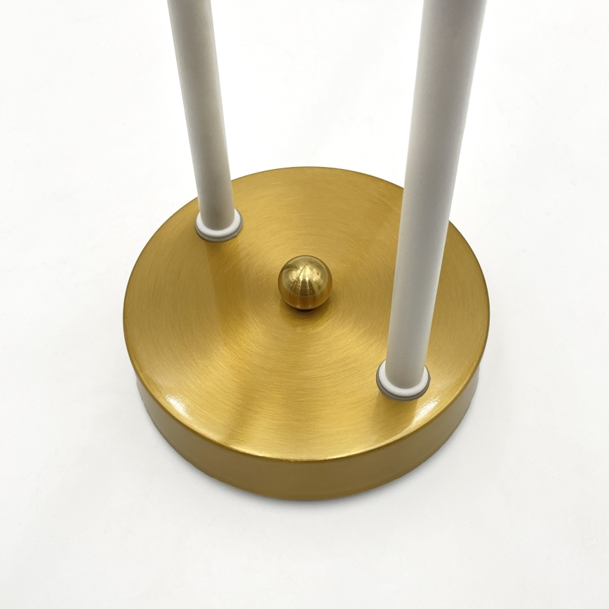 Brilagi - Piestiprināms lustrs MALIVA 4xE14/15W/230V zelta/balta