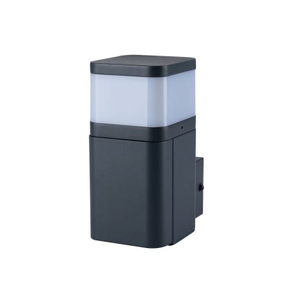 Brilagi - Āra sienas lampa ar SCHUKO kontaktligzdu PILLAR 1xG9/11W/230V IP44 antracīts