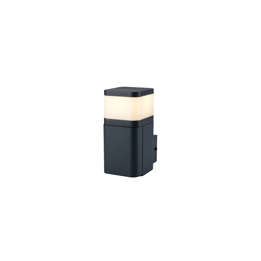 Brilagi - Āra sienas lampa ar SCHUKO kontaktligzdu PILLAR 1xG9/11W/230V IP44 antracīts