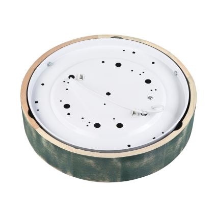 Brilagi - PINO griestu lampa 2xE27/15W/230V priede/zaļa Ø 37,5 cm