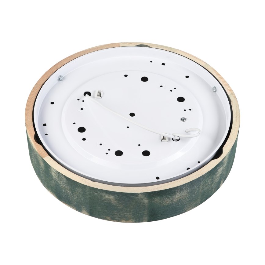 Brilagi - PINO griestu lampa 2xE27/15W/230V priede/zaļa Ø 37,5 cm