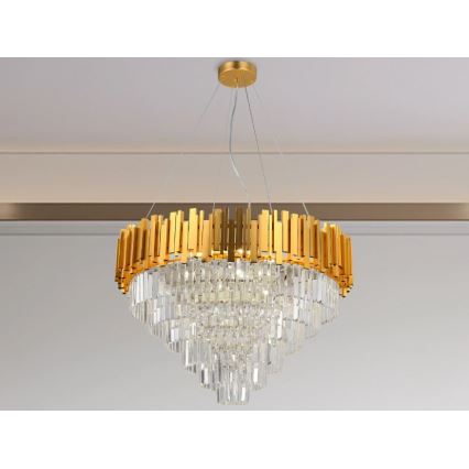 Brilagi - PLAZA griestu lustra uz troses 11xE14/40W/230V