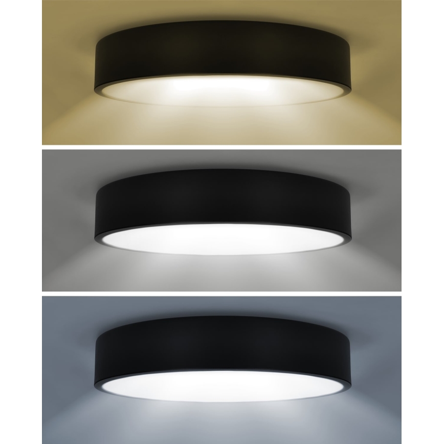 Brilagi - POOL LED griestu gaismeklis, 48 W, 230 V, 3000/4000/6000 K, Ø 40 cm, melns