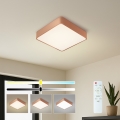 BRILAGI - POOL SQUARE LED griestu lampa ar regulējamu spilgtumu, 36 W, 230 V, 3000-6000 K, 40x40 cm, bronzas krāsa + tālvadība