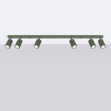 Brilagi - Prožektors CRESTO 6xGU10/10W/230V zaļš