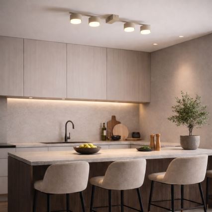 Brilagi – punktveida gaismeklis 4xGX53/12W/230V, bēšs