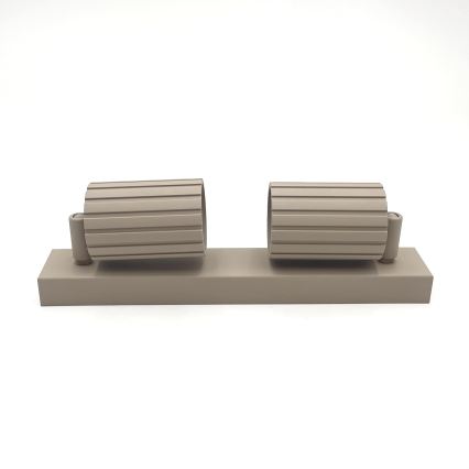 Brilagi - Punktveida gaismeklis CRISPINA 2xGU10/10W/230V bēšs