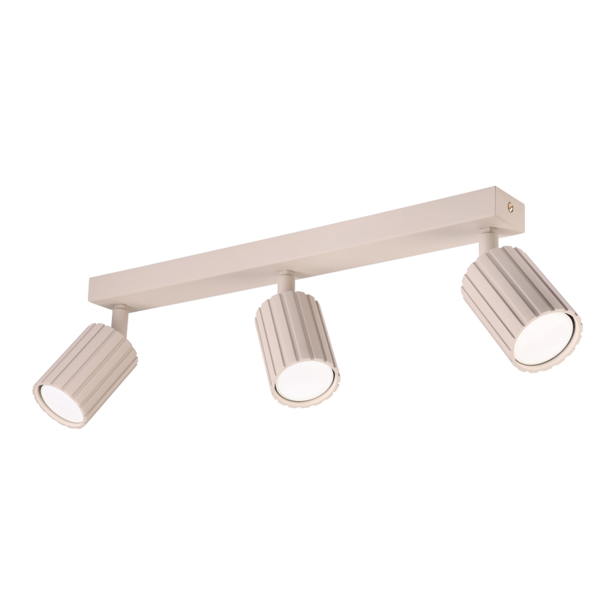 Brilagi - punktveida gaismeklis CRISPINA 3xGU10/10W/230V, bēšs